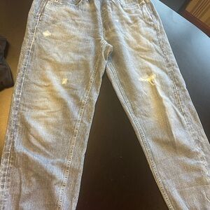 rag & bone Light Blue Distressed Jeans
